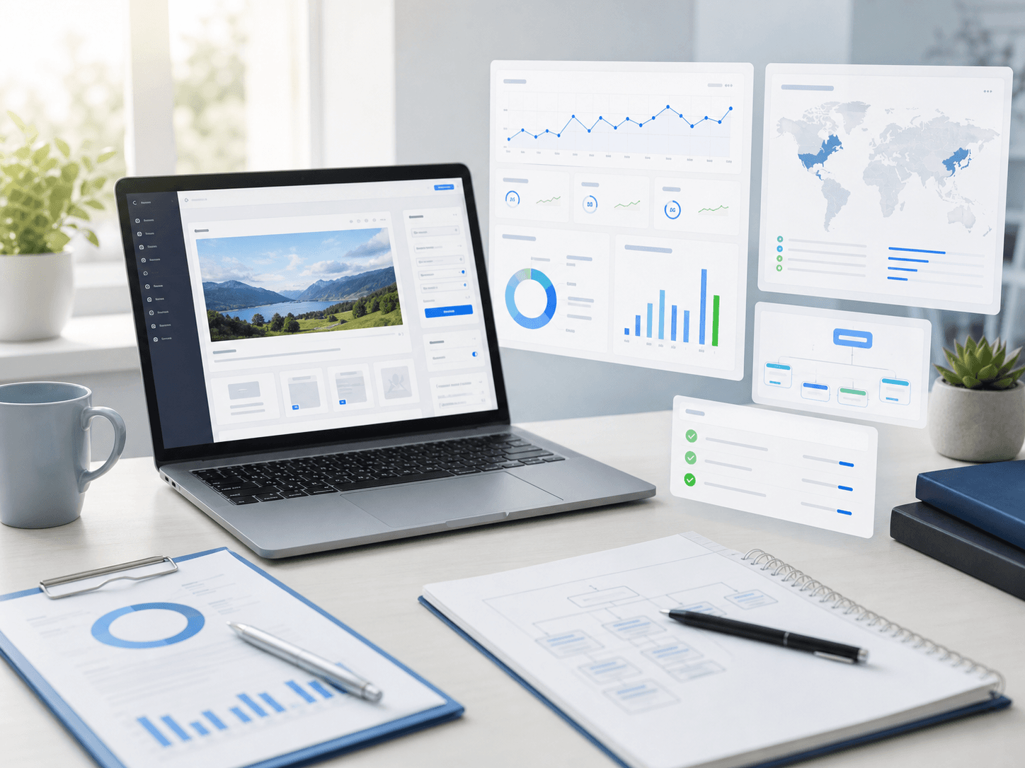 Pricing and website planning dashboard